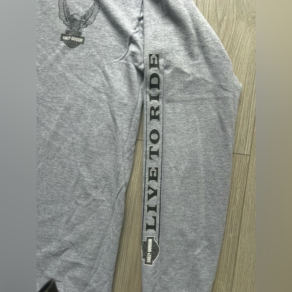 Harley Davidson Daytona Florida Grey Long Sleeve Shirt - Picture 3 of 7